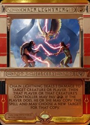 Chain Lightning #26 Amonkhet Invocations Foil