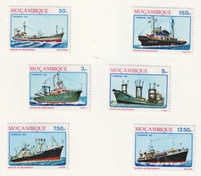 Mozambique Merchant Ships set 1982 MLH MO