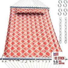 13FT Double Hammock With Spreader Bars - 600 lbs Capacity, Detachable ALZ1007