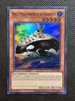 YuGiOh! Orca Mega-Fortress of Darkness IOC-EN084 Super Rare 25th Anniversary NM