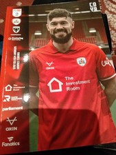 Barnsley V AFC Wimbledon Programm & Teamsheet EFL1 14.2.26 Neuwertig