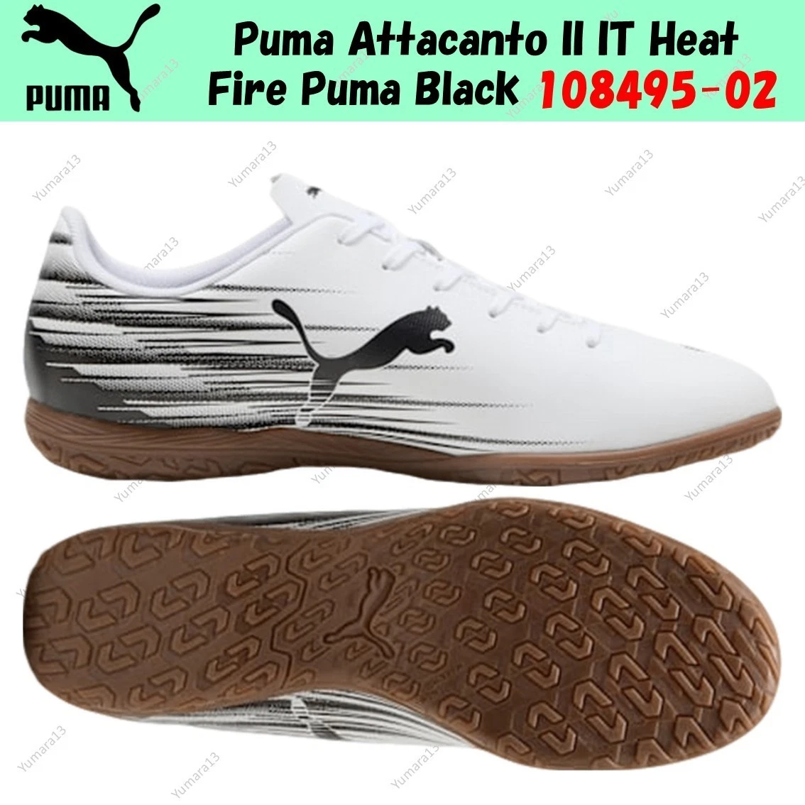 Puma Attacanto II IT Heat Fire Puma nero 108495 02 taglia uomo
