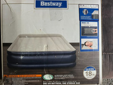 Bestway queen 18" air mattress with built in pump