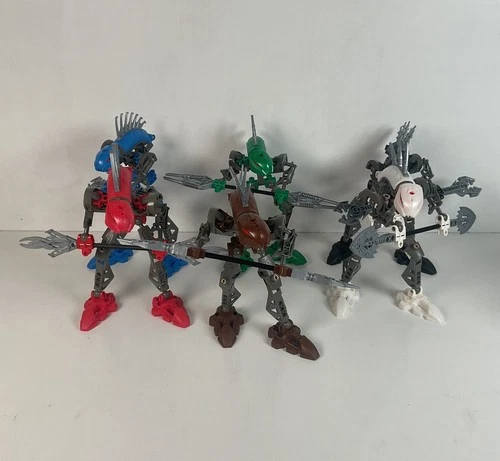 Bionicle Rahkshi Set of 6: 8587 8588 8589 8590 8591 8592 Canisters & Manuals