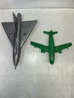 Marx American Airlines International Jet Port Original Planes Usaf Green Silver