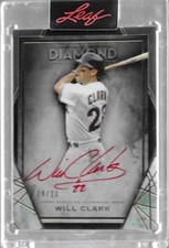 2022 Topps Diamond Icons - Red Ink Autographs Black #RI-WI Will Clark #/10