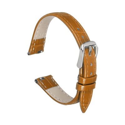 Uhrenarmband Echtleder 14mm für Quick Release, Farbe Kaffee