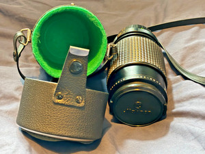Makinon 80-200mm f4.5 PK Zoom Lens Hoya HMC Filter Caps & Case Pentax K