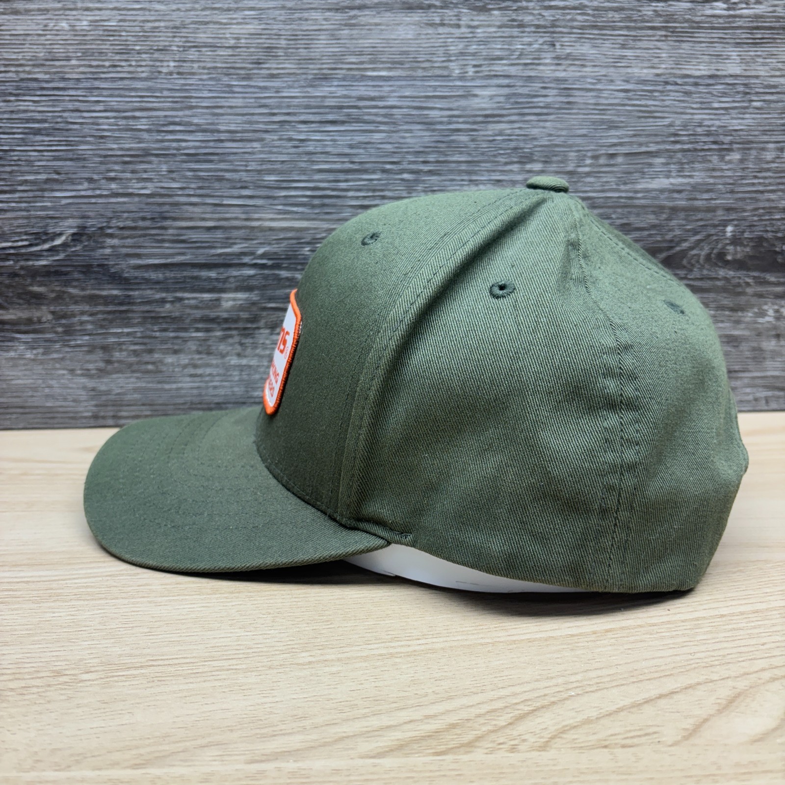 Simms Hat Cap Snapback Green Working Waders Patch… - image 5