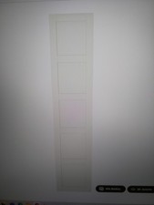 Bergsbo Türen weiss ohne Scharnier