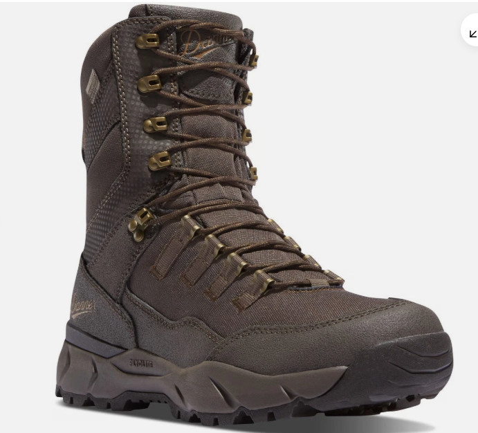 DANNER® VITAL MEN'S BROWN 8" HUNT BOOTS 41561 - ALL SIZES - NEW