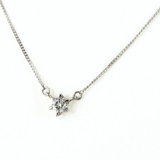 Diamond design necklace Platinum Pendant Necklace Pt900 Pt850 diamond Women