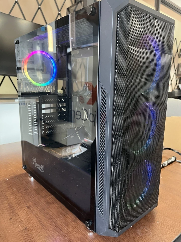 Rosewill SPECTRA D100 ATX Mid-Tower Gaming PC Computer Case - Image 3 of 4