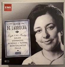Alicia De Larrocha - The Complete EMI Recordings 8 CD Box Set 2010.