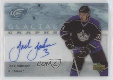 2007-08 Upper Deck Ice Glacial Graphs Jack Johnson #GG-JJ Auto ac1