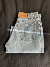 Vintage Levi  s 560 Student Orange Tab Long Denim Jorts