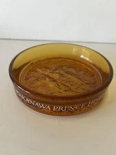 Takanawa Prince Hotel Amber Glass Ashtray