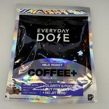 Everyday Dose Mushroom Coffee  Mild Roast Collagen Protein Focus 3.6 oz 06/27 