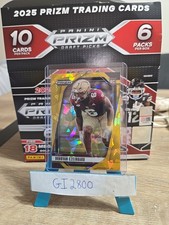 2025 Panini Prizm Draft Picks - Donovan Ezeiruaku #14 Gold Ice Prizm (RC)