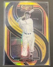 2025 Panini Select Premier Level Johnny Mize #174 Gold Prizm SSP #d/10