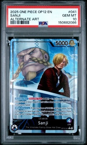 2025 One Piece Legacy of the Master OP12-041 Sanji PSA 10 148663323