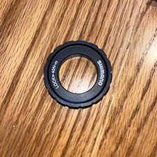 Shimano Centerlock Disc Brake Rotor Lock Ring Black MTB ROAD 2PCS Excellent.