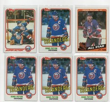 DENIS POTVIN ISLANDERS 1981-85 TOPPS VINTAGE 6X HOF LOT EX-NM