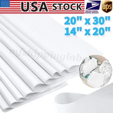 White Tissue Paper Bulk 14"x20" 20"x30" Wrapping Packing Cushioning Void Fill US
