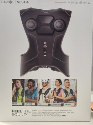 Woojer Vest 4 High-Fidelity Haptics for VR, Games, Music, Movies, and Wellness