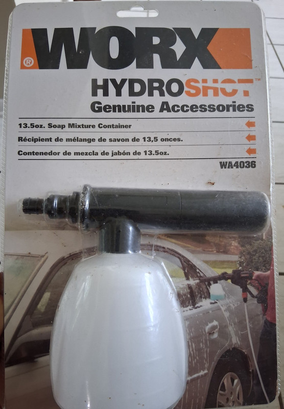 WORX Hydroshot 13.5oz Soap Mixture Container WA4036 for WG629 WG644