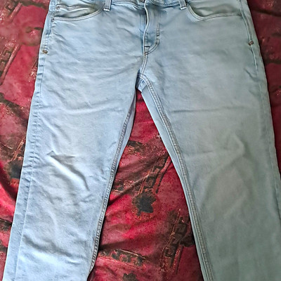 s.Oliver Herren Jeans Blau helle Waschung Denim gerades Bein Five-Pocket W36/L30
