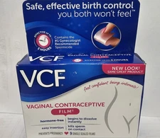 VCF Vaginal Contraceptive Film - 9 Per Box