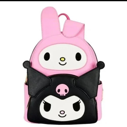 Loungefly My Melody and Kuromi Double Pocket Cosplay Mini Backpack
