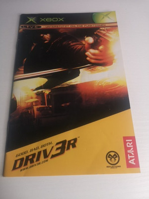 Driver (Driv3r) - XBOX CLASSIC Spielanleitung Booklet