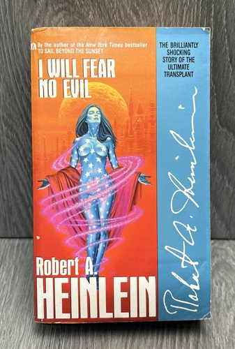 Vintage I Will Fear No Evil Robert A. Heinlein Sci-Fi Paperback 1987 Ace Novel