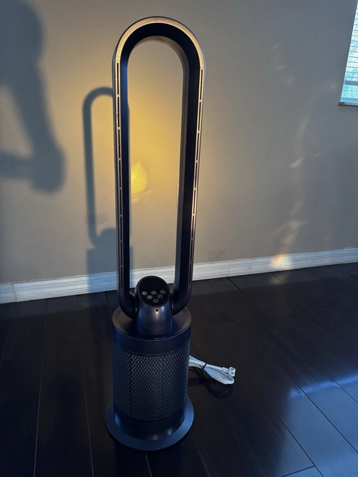 Bladeless Tower Fan Heater Oscillating Cooling & Heating, Remote Control, Timer - Image 4 of 4