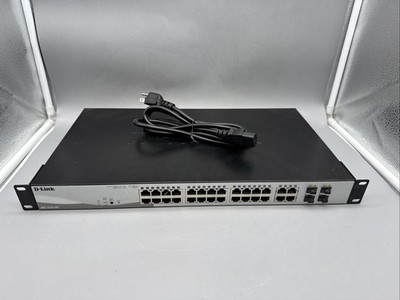 D-Link DGS-1210-28P 28-Port PoE Gigabit Web Smart Switch With Cord