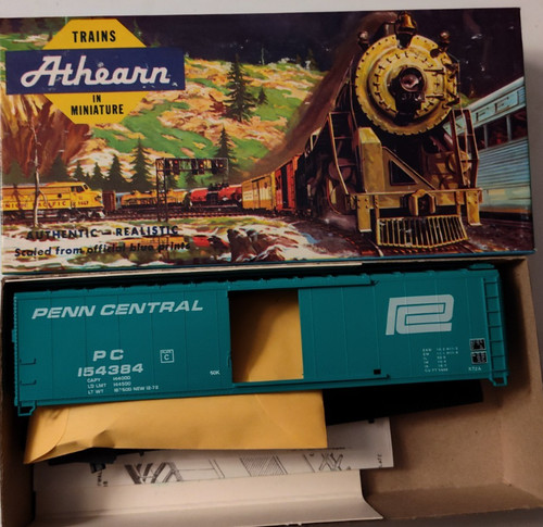 KIT 154384 coche caja central Penn escala HO Athearn Bev Bel 50' puerta única | Condition: New