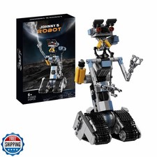 370 Pieces Johnny 5 Robot Building Set, Johnny Five Robot Model T