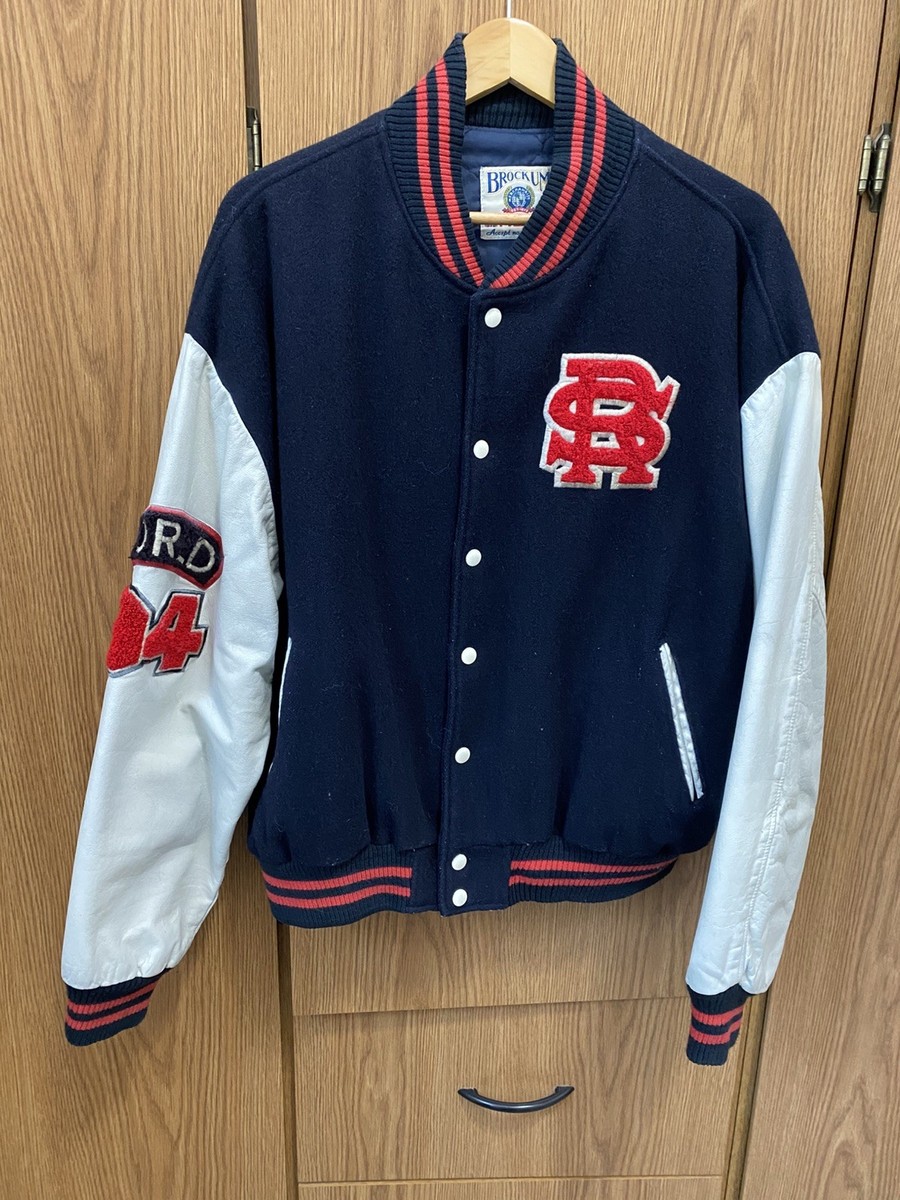 Vintage Rolling Stones Wool Leather Letterman Jacket 1994 World 
