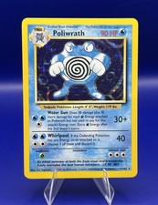 Pokemon TCG Base Set Unlimited - Poliwrath 13/102 Holo Rare MP on eBay
