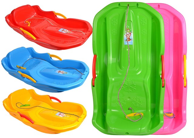 Trineo Trineo infantil BOB MINIBOB trineo de plástico 4 colores trineo de...