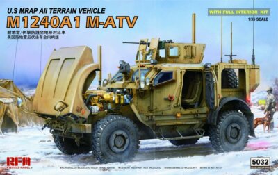 RYEFIELD MODEL RFM RM-5032 1/35 U.S MRAP All Terrain Vehicle M1240A1 M-ATV
