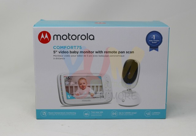 Motorola Comfort 75 5 Inch Video Baby Monitor With Remote Pan Scan For Sale Online Ebay