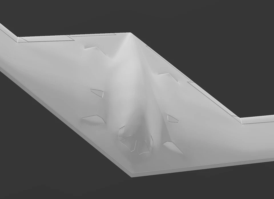 3d 打印 Northrop Grumman B-21 Spirit 隐形轰炸机 1/200 — 第 2/4 张图片
