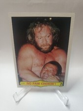 1985 Topps WWF No Fair Chokin'! #36 Big John Studd Ivan Putski