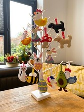 Handmade felt decorations (Easter, animals, fruit & veg, etc)