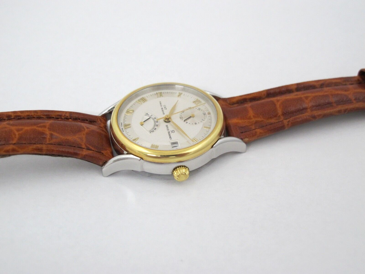 Revue Thommen GMT Power Reserve 自動巻き時計 REVUE THOMMEN パワーリザーブ GMT 自動巻き 希少モデル！ - メルカリ