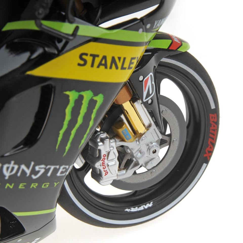 Minichamps 1:12 YAMAHA YZR-M1 MONSTER YAMAHA TECH3 BRADLEY SMITH MOTOGP 2014 - Image 3 of 4