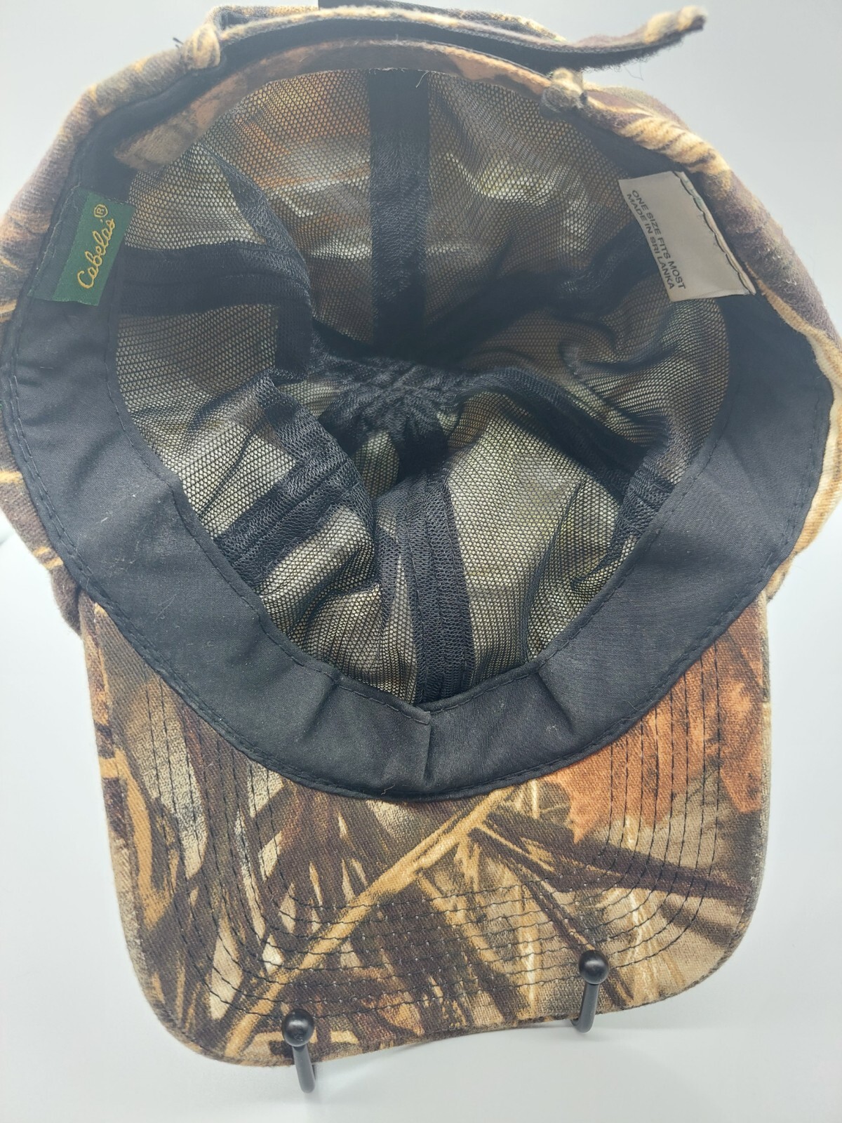 Cabelas Brown Camo Hunting Hat Baseball Cap Adjustabl… Gem